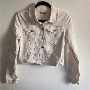 Scarlet Boulevard Cropped Jean Jacket